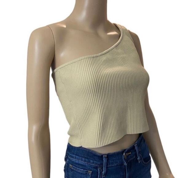 Le Lis One Shoulder Crop Top Size S - Picture 2 of 4